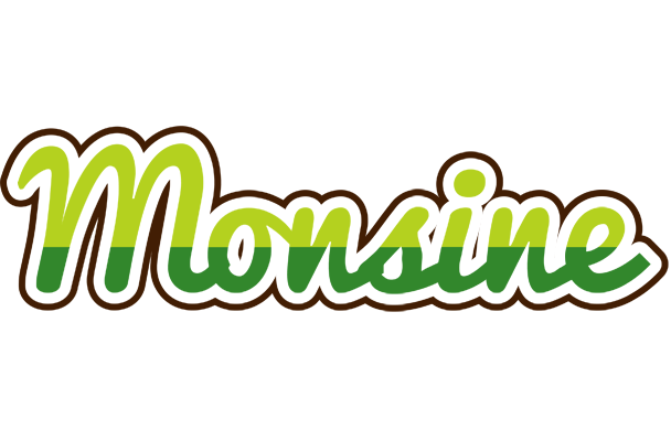 Monsine golfing logo