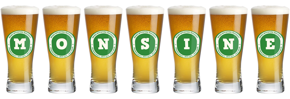 Monsine lager logo