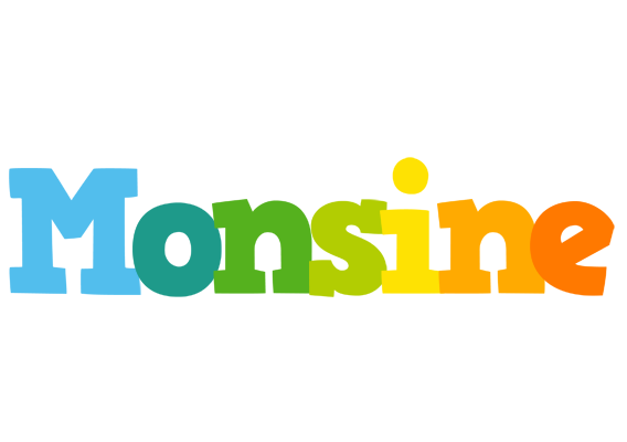 Monsine rainbows logo