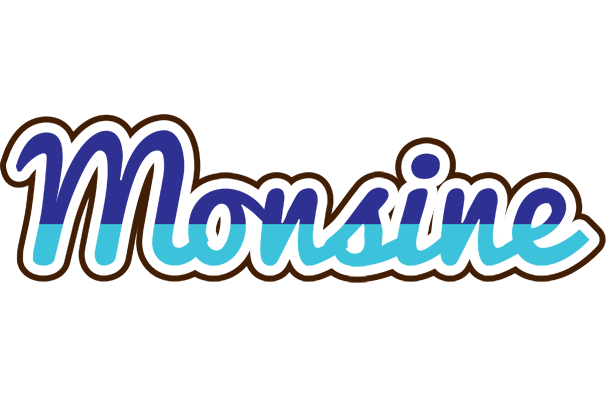 Monsine raining logo