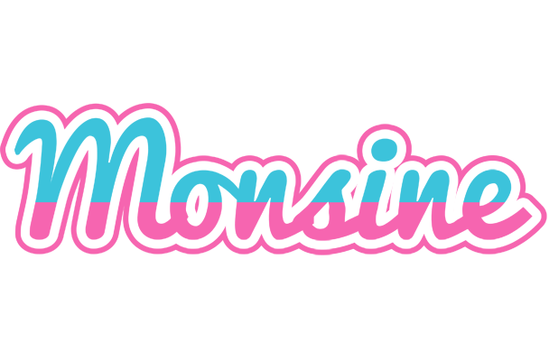 Monsine woman logo
