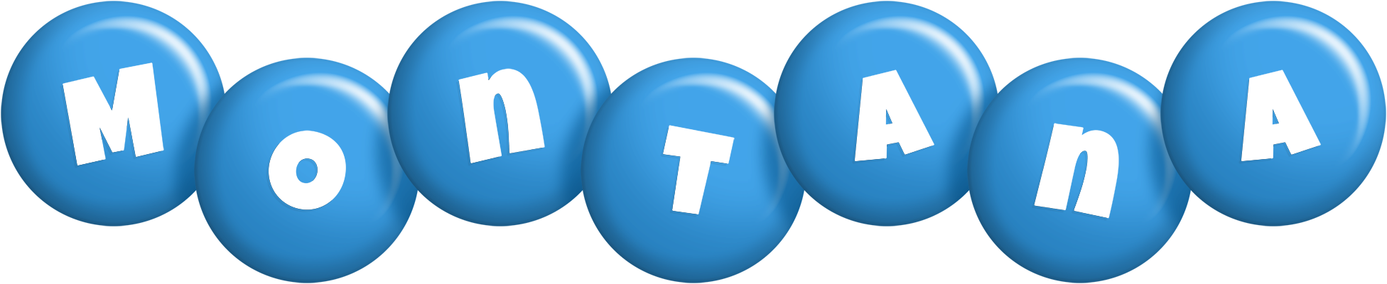 Montana candy-blue logo