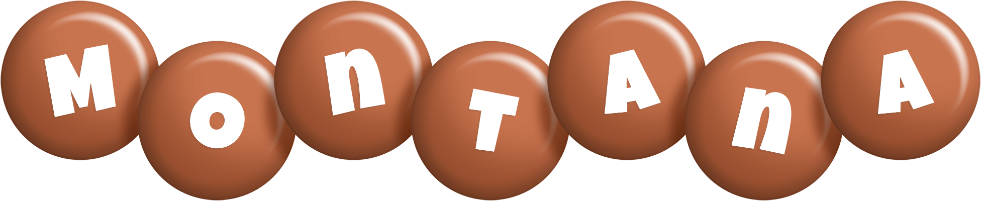 Montana candy-brown logo