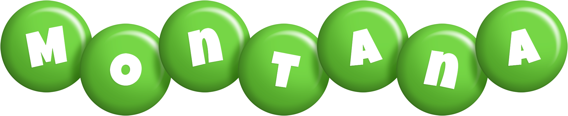 Montana candy-green logo
