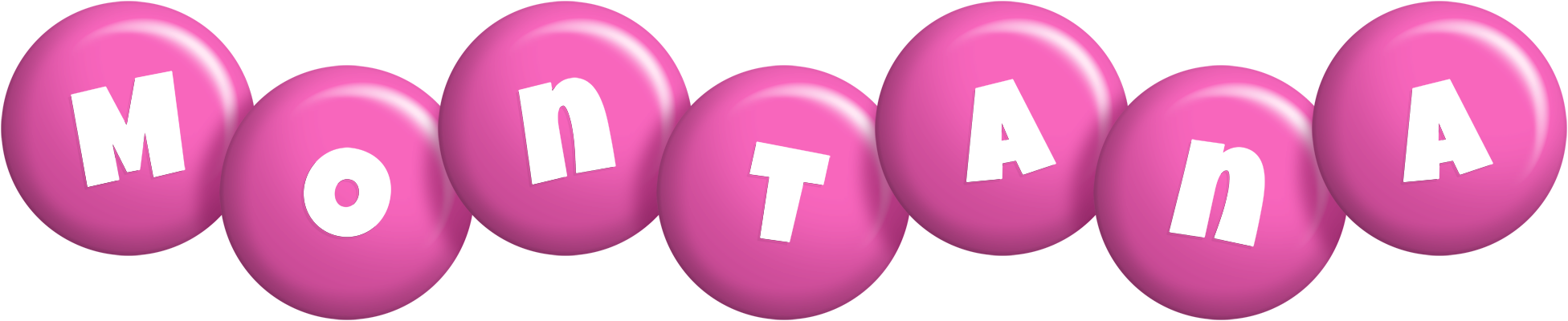 Montana candy-pink logo