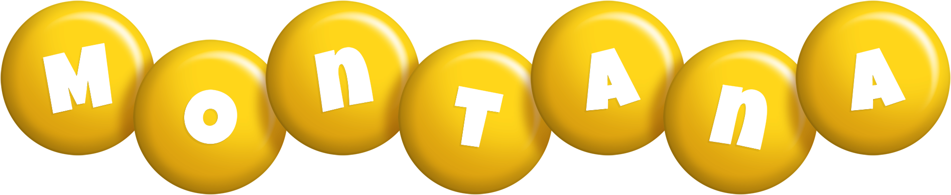 Montana candy-yellow logo