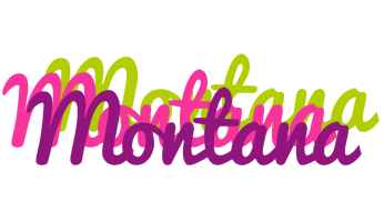 Montana flowers logo