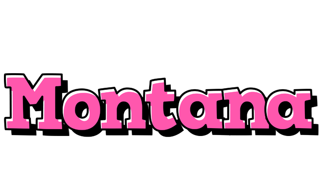 Montana girlish logo