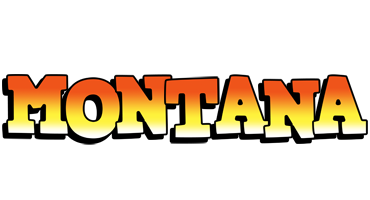 Montana sunset logo