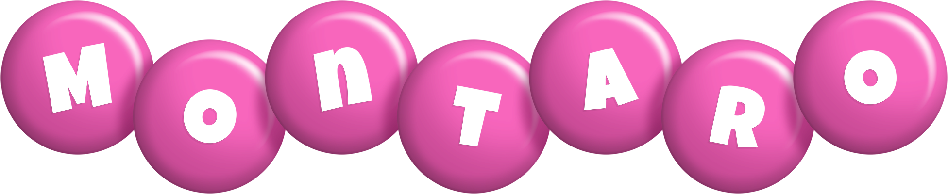 Montaro candy-pink logo