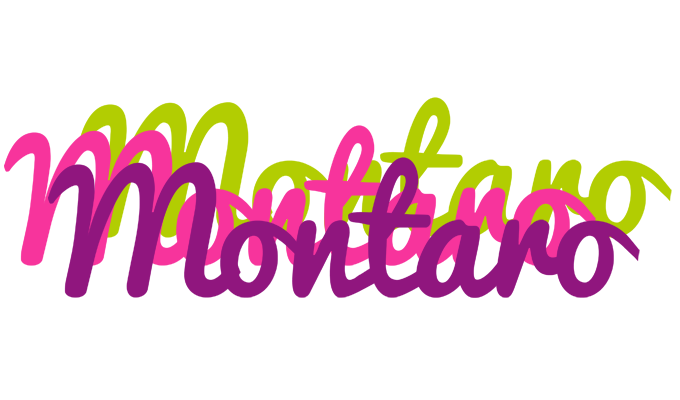 Montaro flowers logo