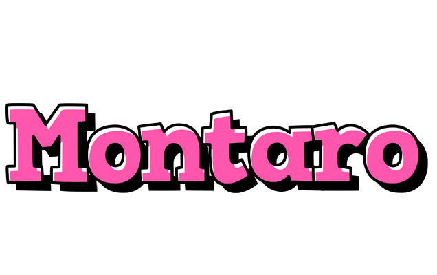 Montaro girlish logo