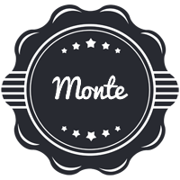 Monte badge logo