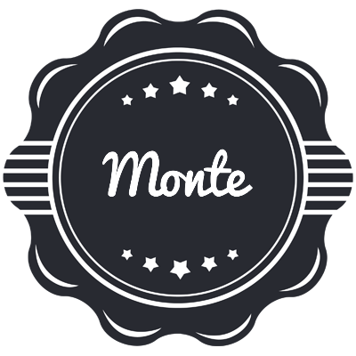 Monte badge logo