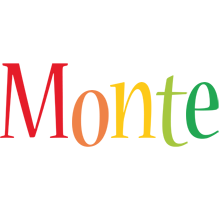 Monte birthday logo