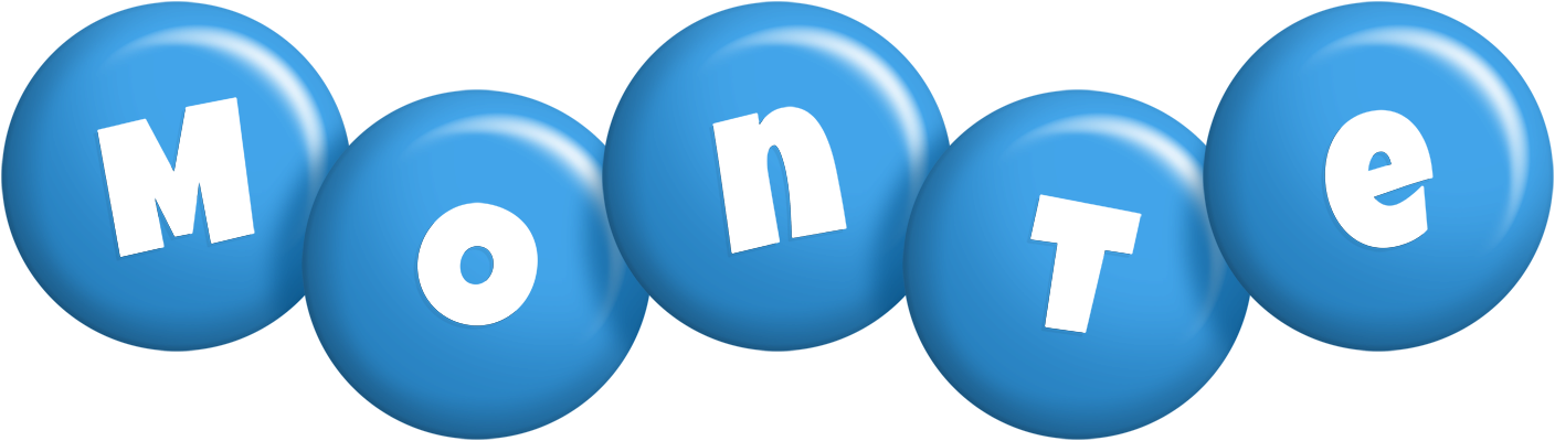 Monte candy-blue logo