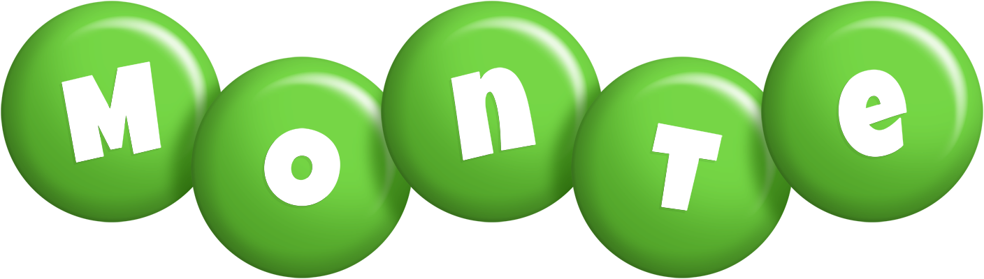 Monte candy-green logo
