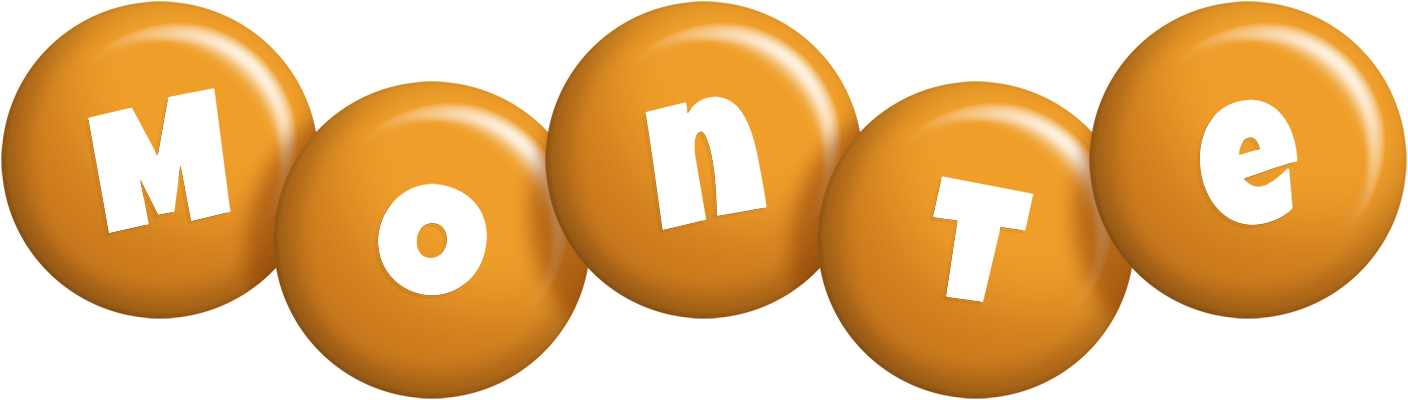 Monte candy-orange logo