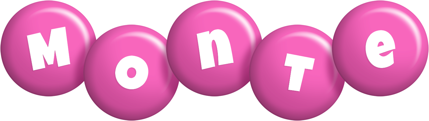 Monte candy-pink logo