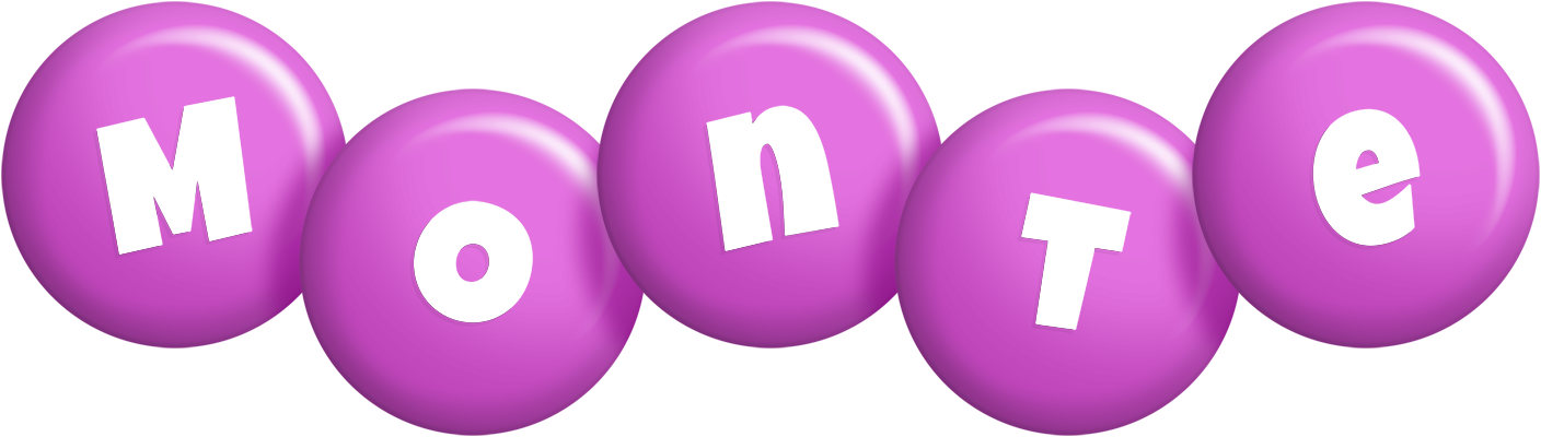 Monte candy-purple logo
