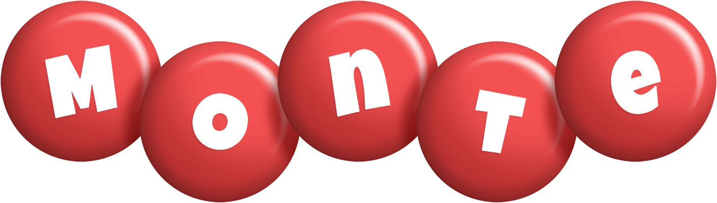Monte candy-red logo