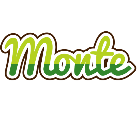 Monte golfing logo