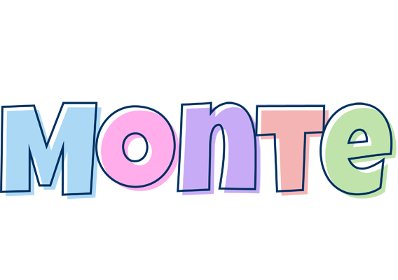 Monte pastel logo