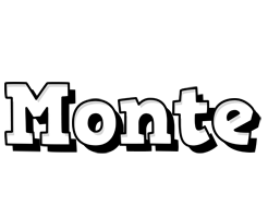 Monte snowing logo