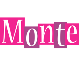 Monte whine logo