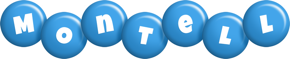 Montell candy-blue logo