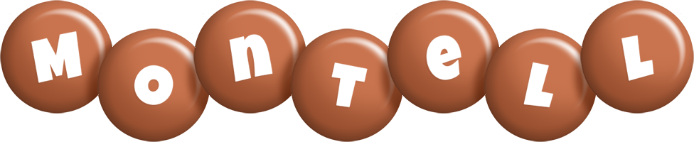 Montell candy-brown logo