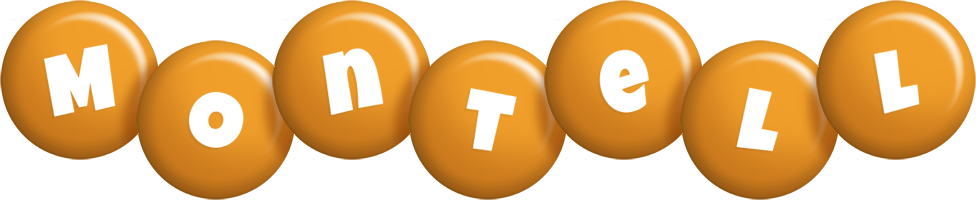 Montell candy-orange logo