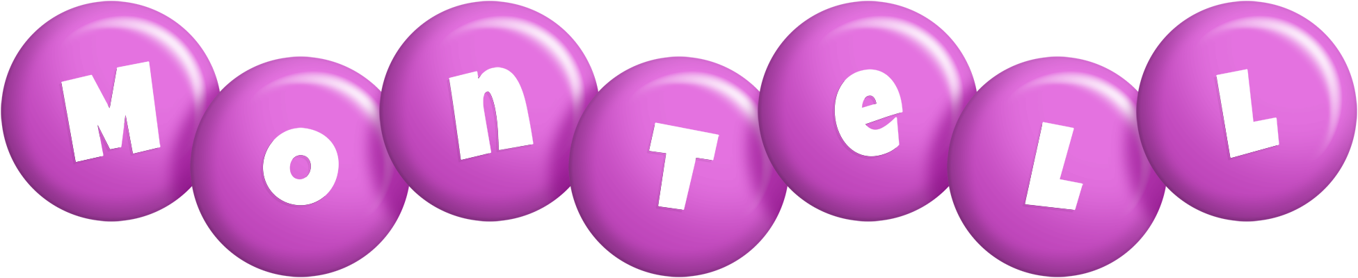 Montell candy-purple logo