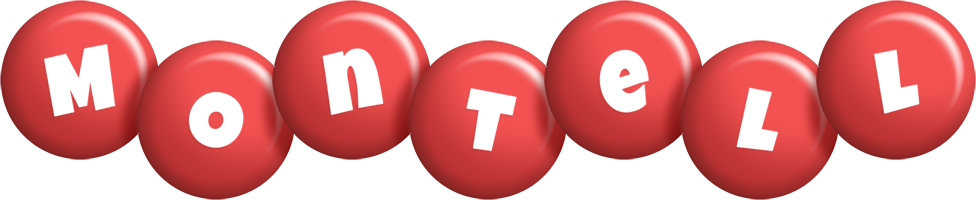 Montell candy-red logo