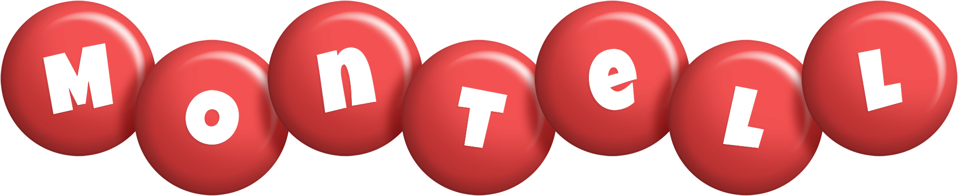 Montell candy-red logo