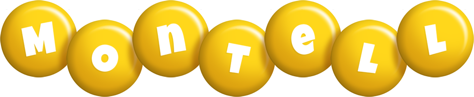 Montell candy-yellow logo