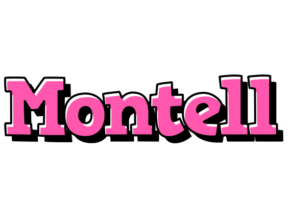 Montell girlish logo