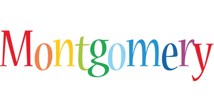 Montgomery birthday logo
