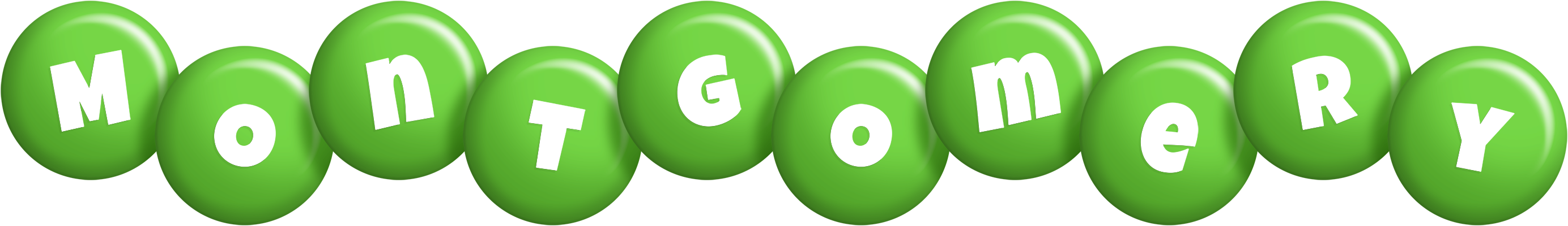 Montgomery candy-green logo