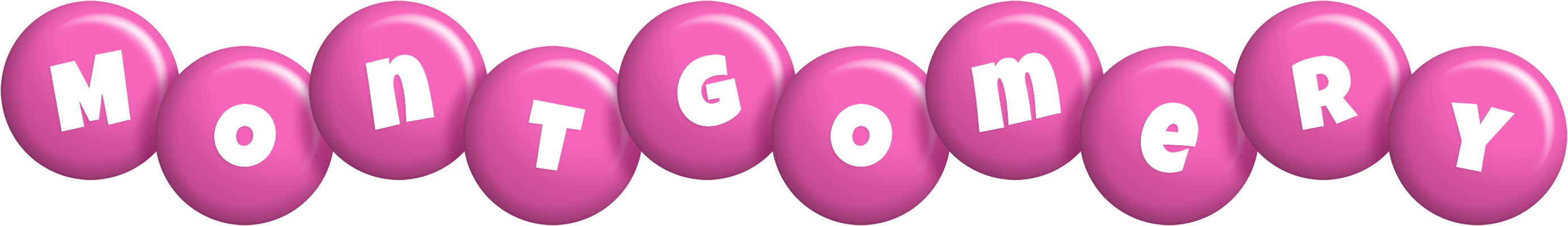 Montgomery candy-pink logo