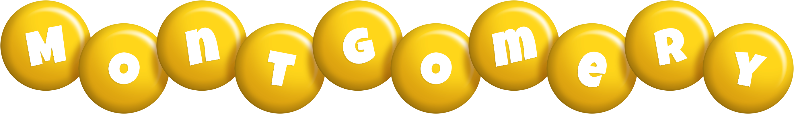 Montgomery candy-yellow logo