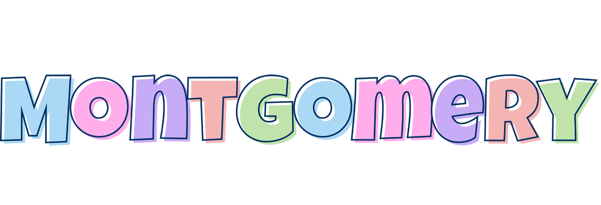 Montgomery pastel logo