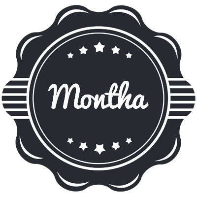 Montha badge logo