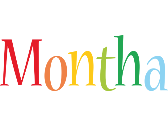 Montha birthday logo