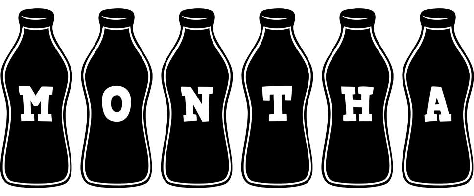 Montha bottle logo