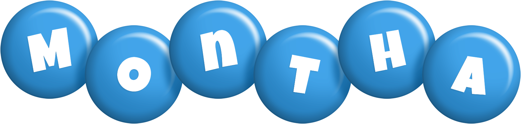 Montha candy-blue logo