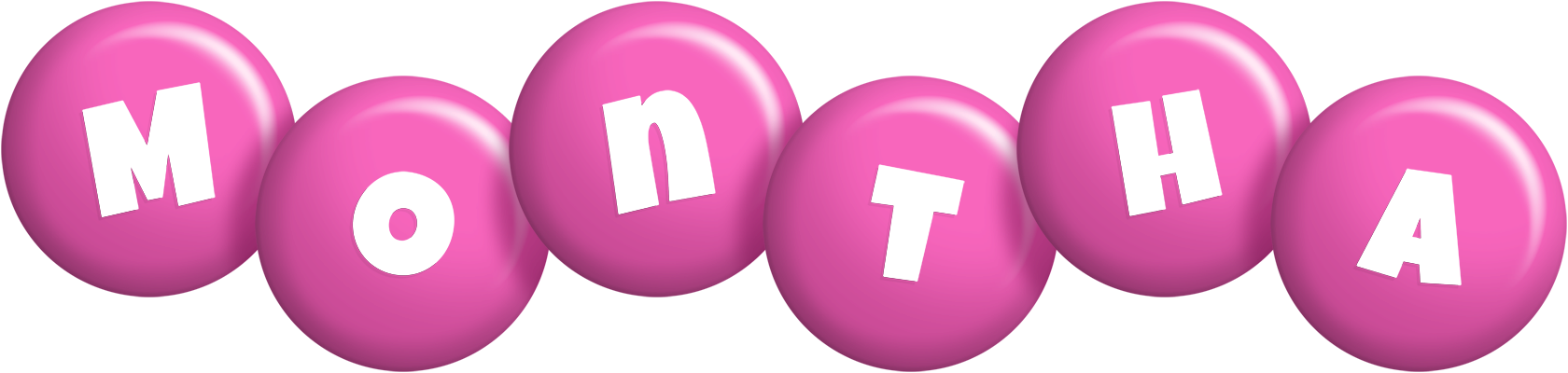 Montha candy-pink logo