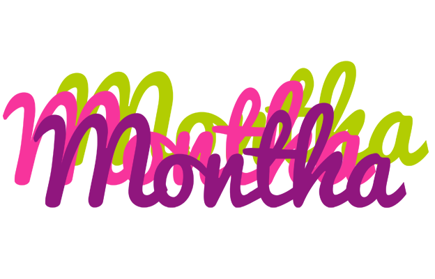 Montha flowers logo