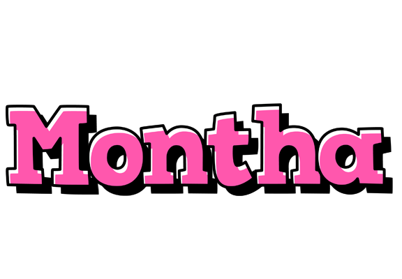 Montha girlish logo