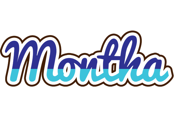 Montha raining logo
